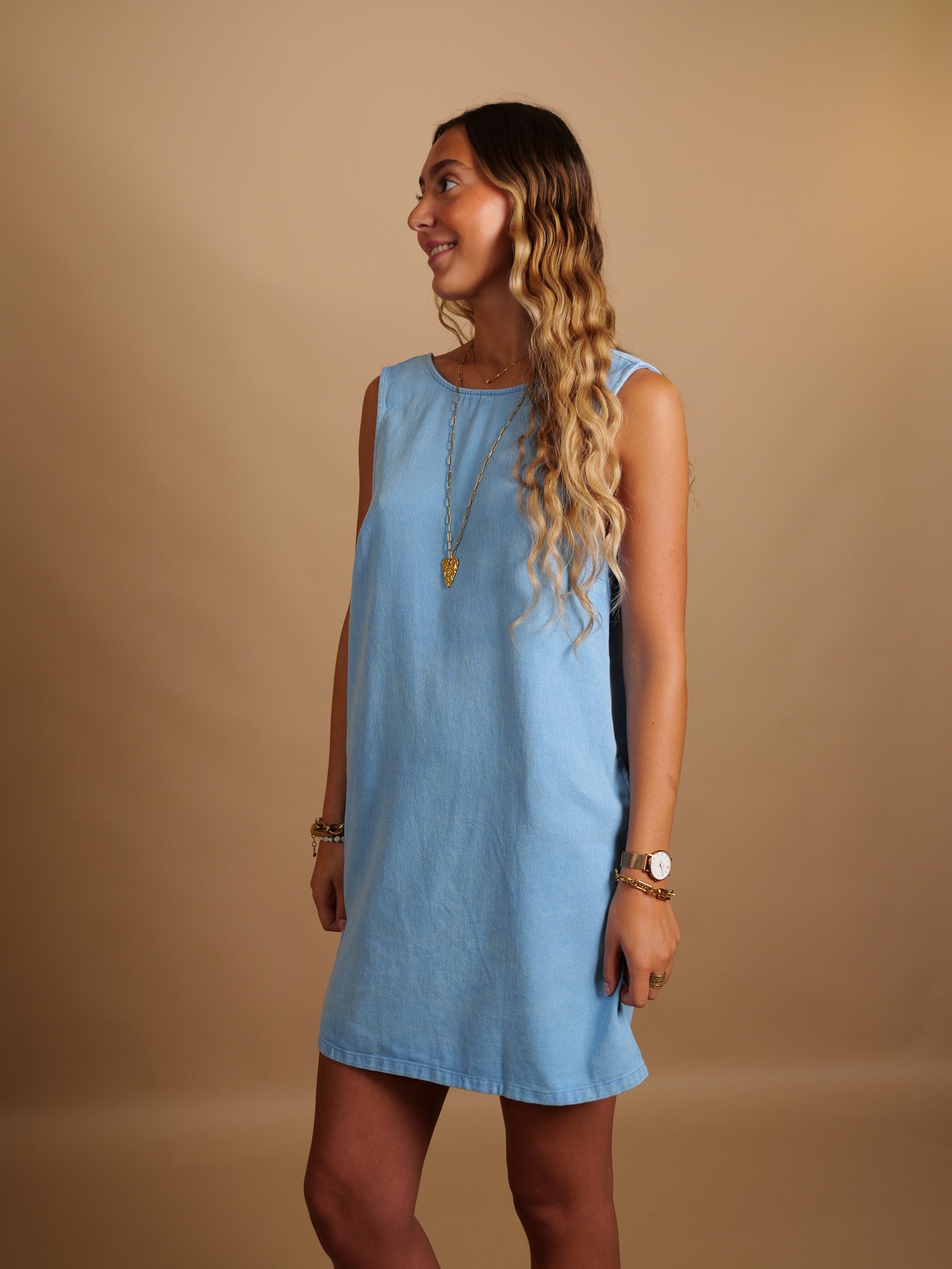 Robe Cassandre bleu ciel