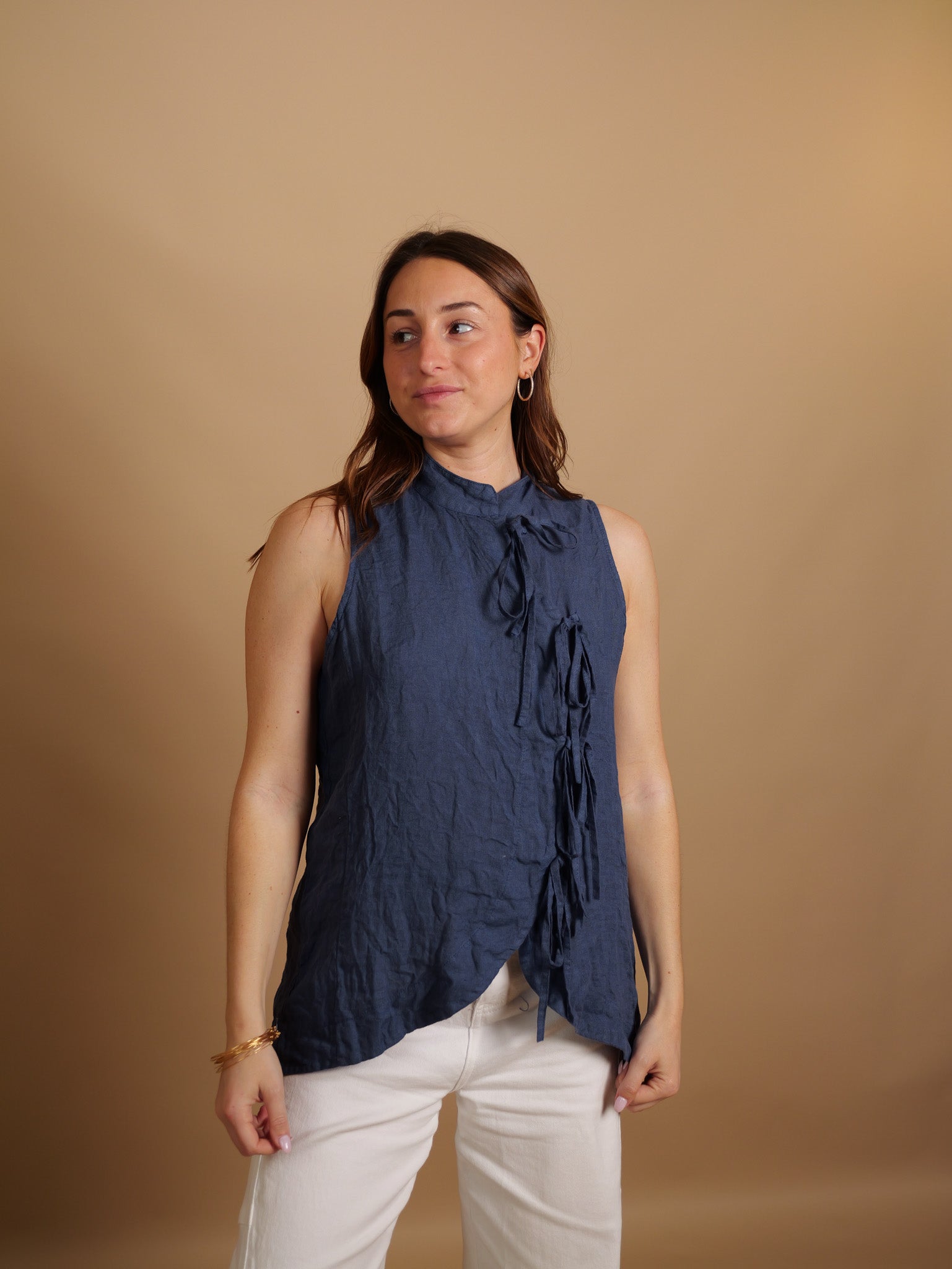 Blouse Louane marine