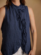 Blouse Louane marine