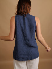 Blouse Louane marine
