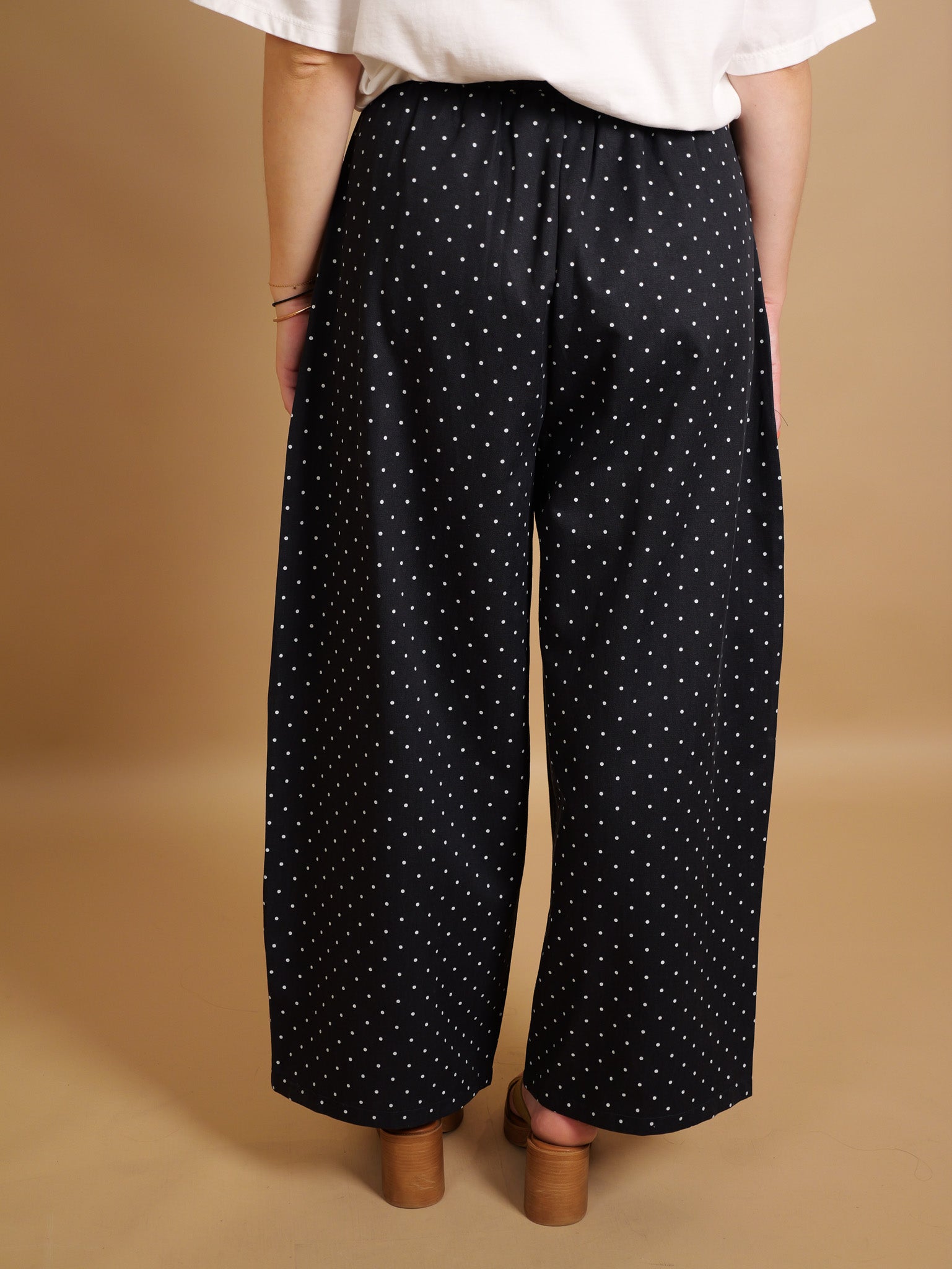 Pantalon Horace Marine & Blanc