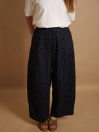 Pantalon Horace Marine & Blanc