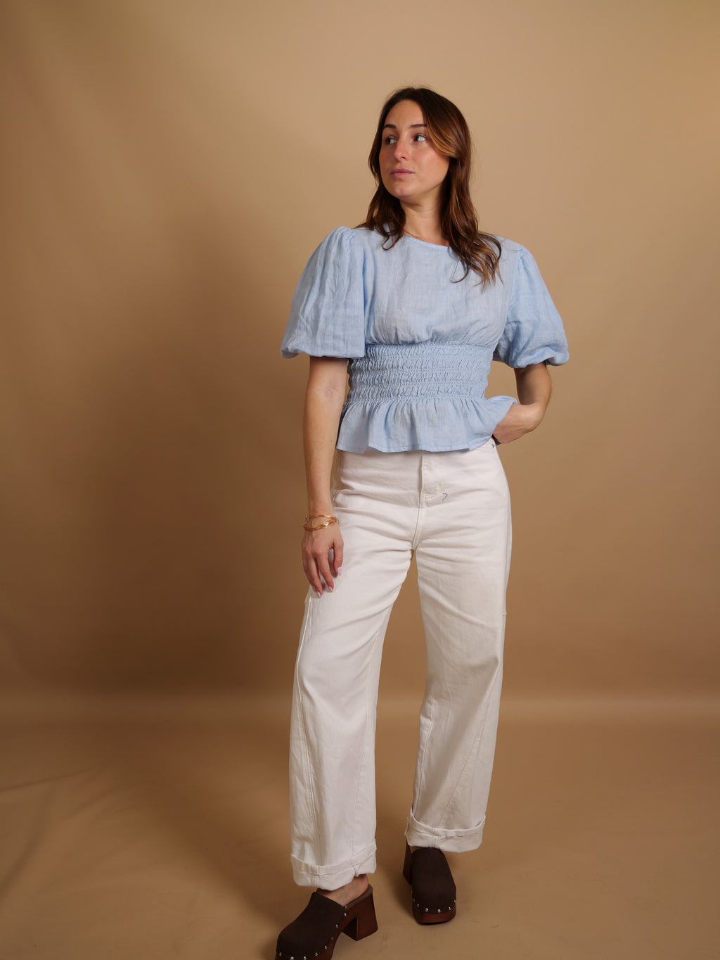 Blouse Garance Bleu Ciel