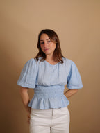 Blouse Garance Bleu Ciel