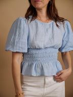 Blouse Garance Bleu Ciel