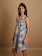 Robe vichy bleu Melina