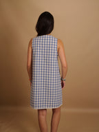Robe vichy bleu Melina