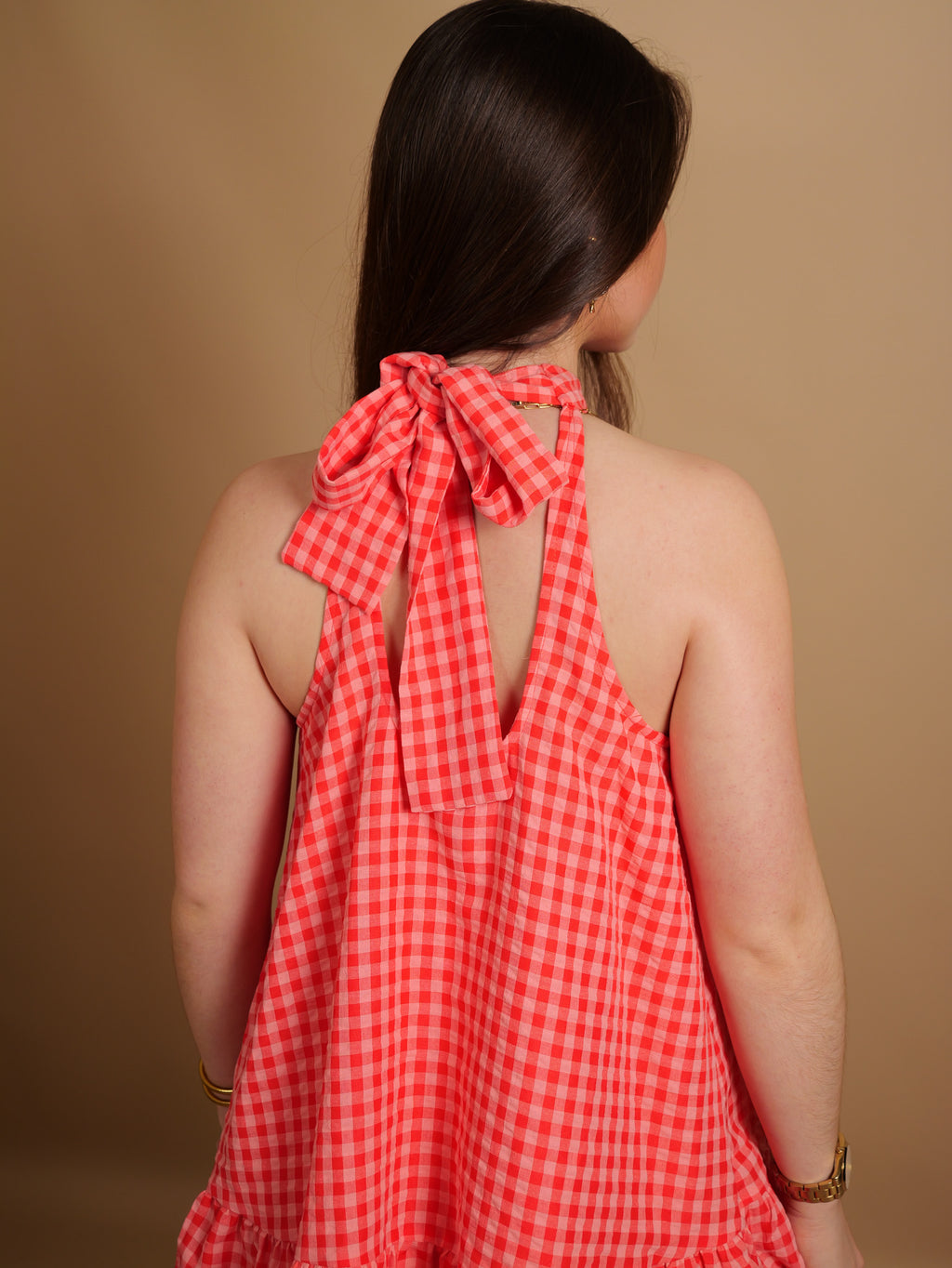 Robe sofia Vichy Corail