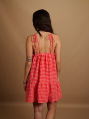 Robe babydoll vichy Iris