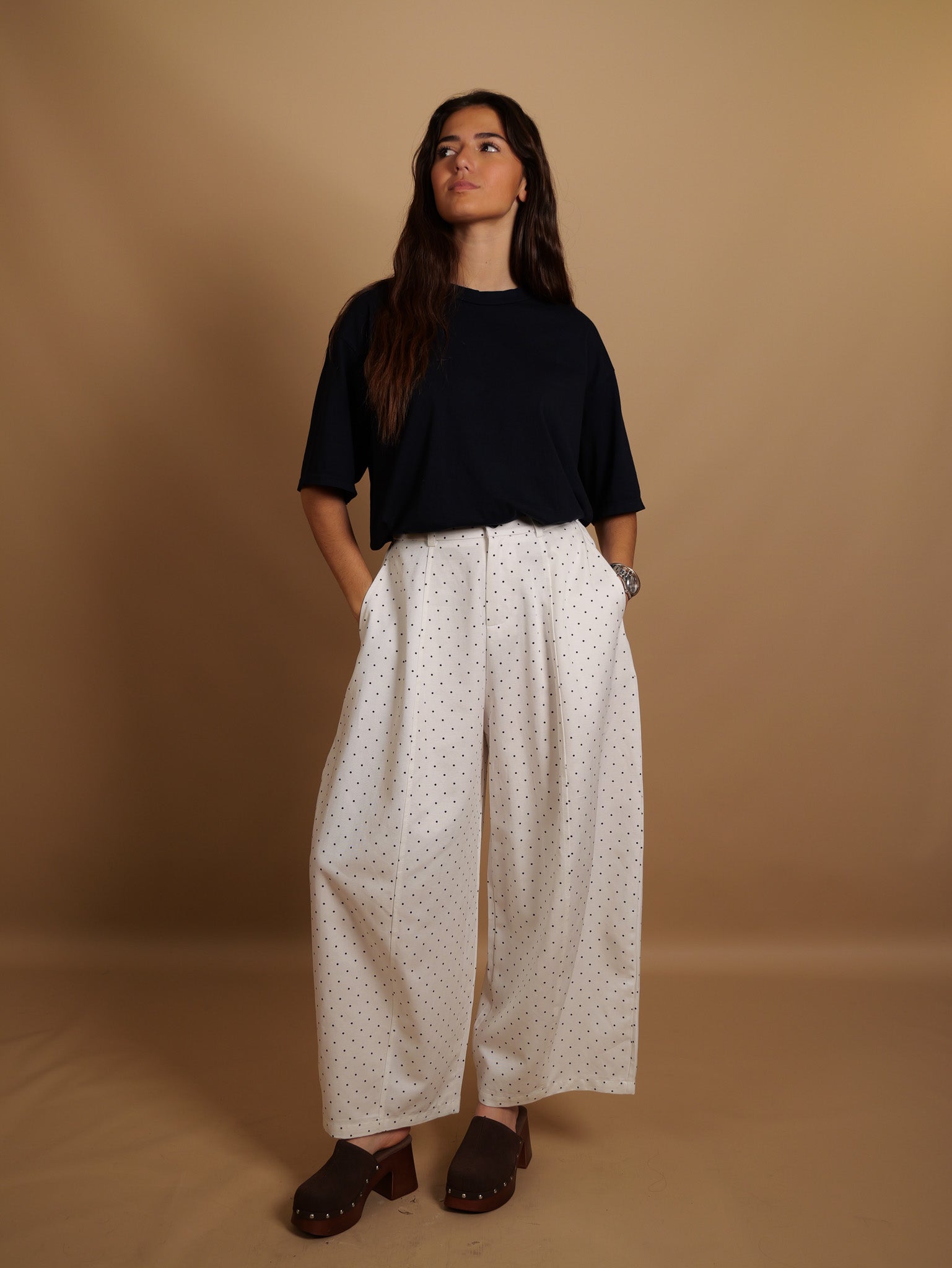 Pantalon Horace Blanc & noir