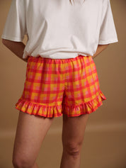 Short à carreaux Brice