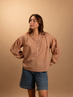 Chemise Claudine camel