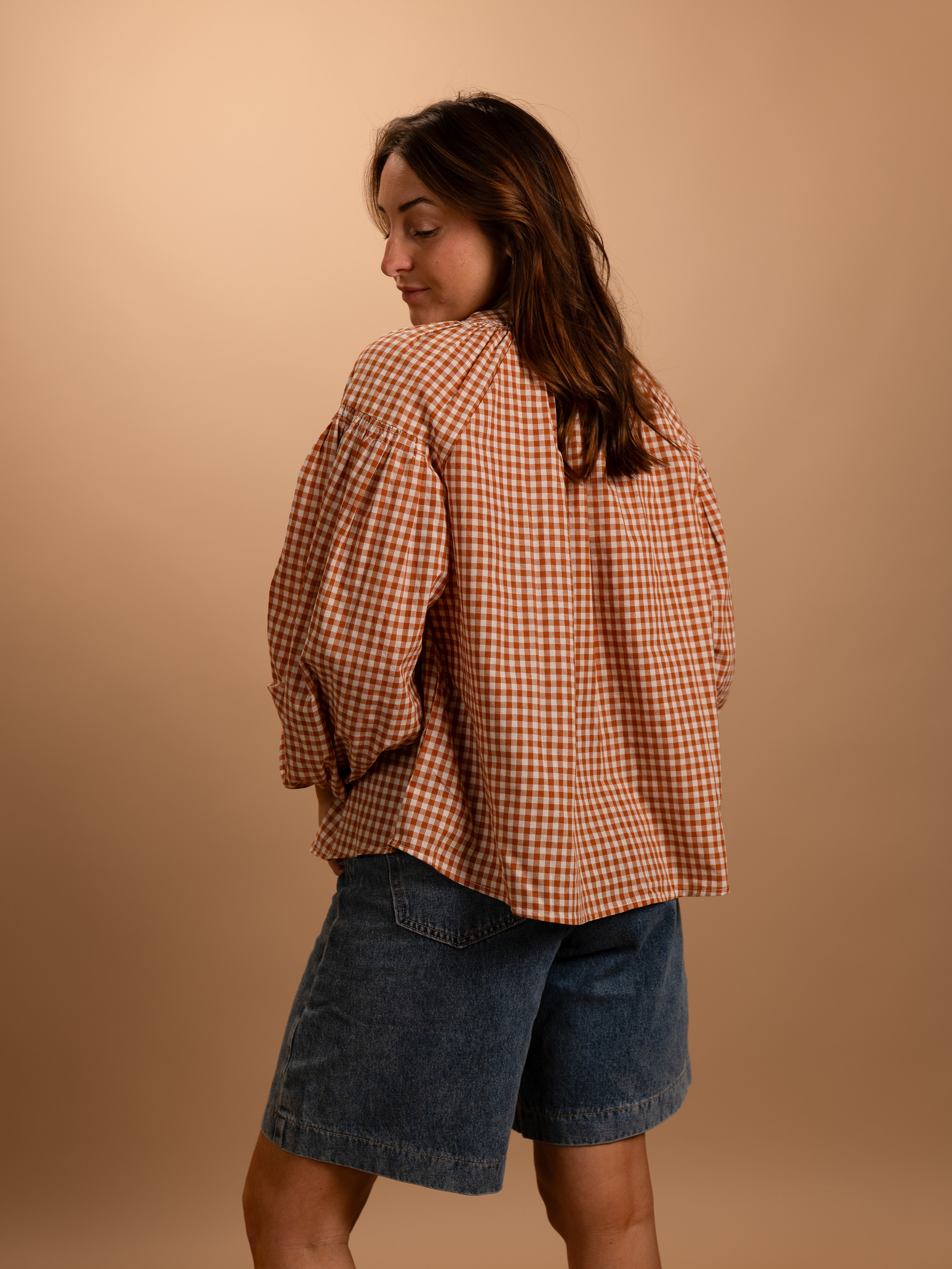 Chemise Claudine camel