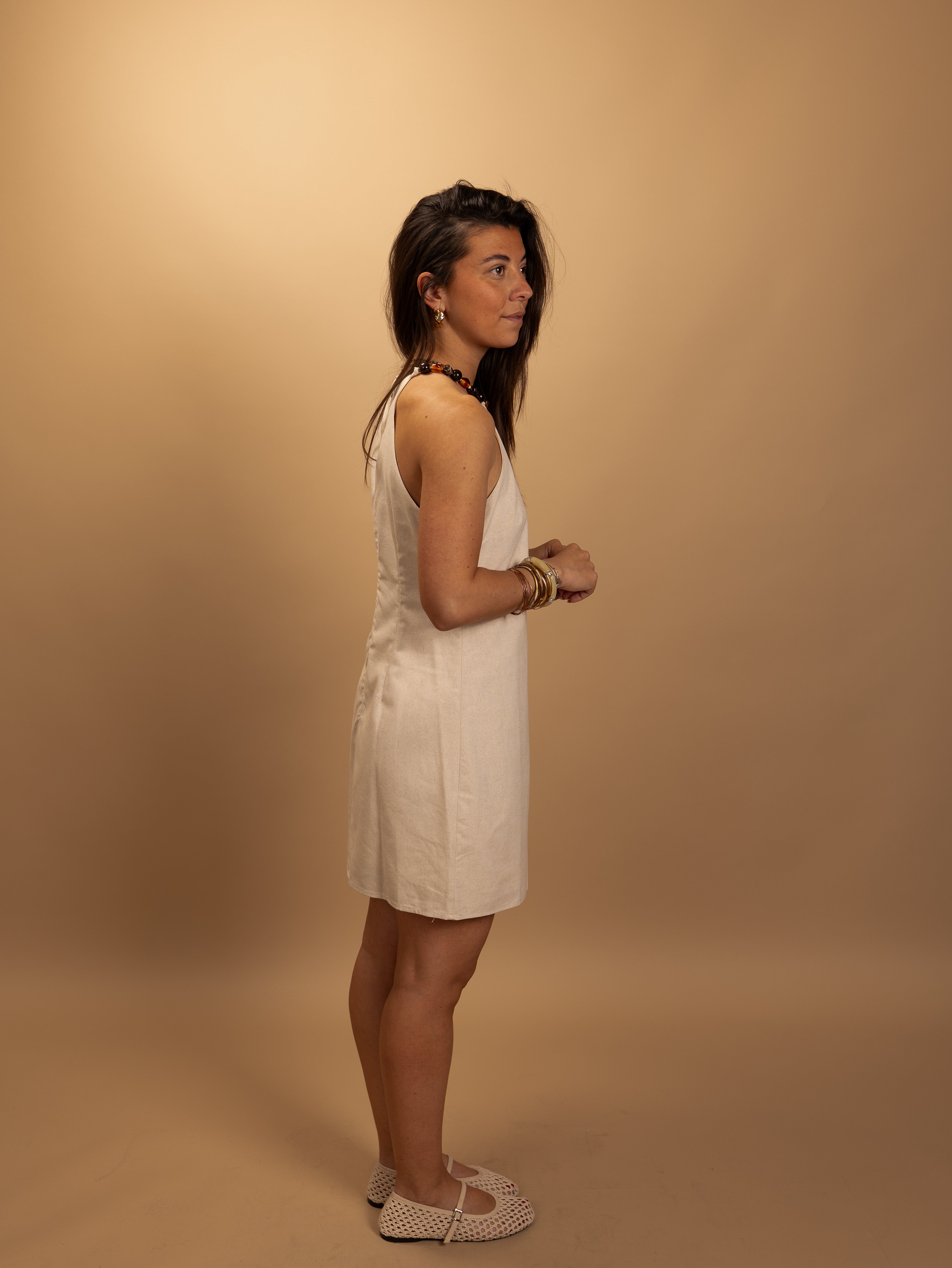 Robe Ambre beige