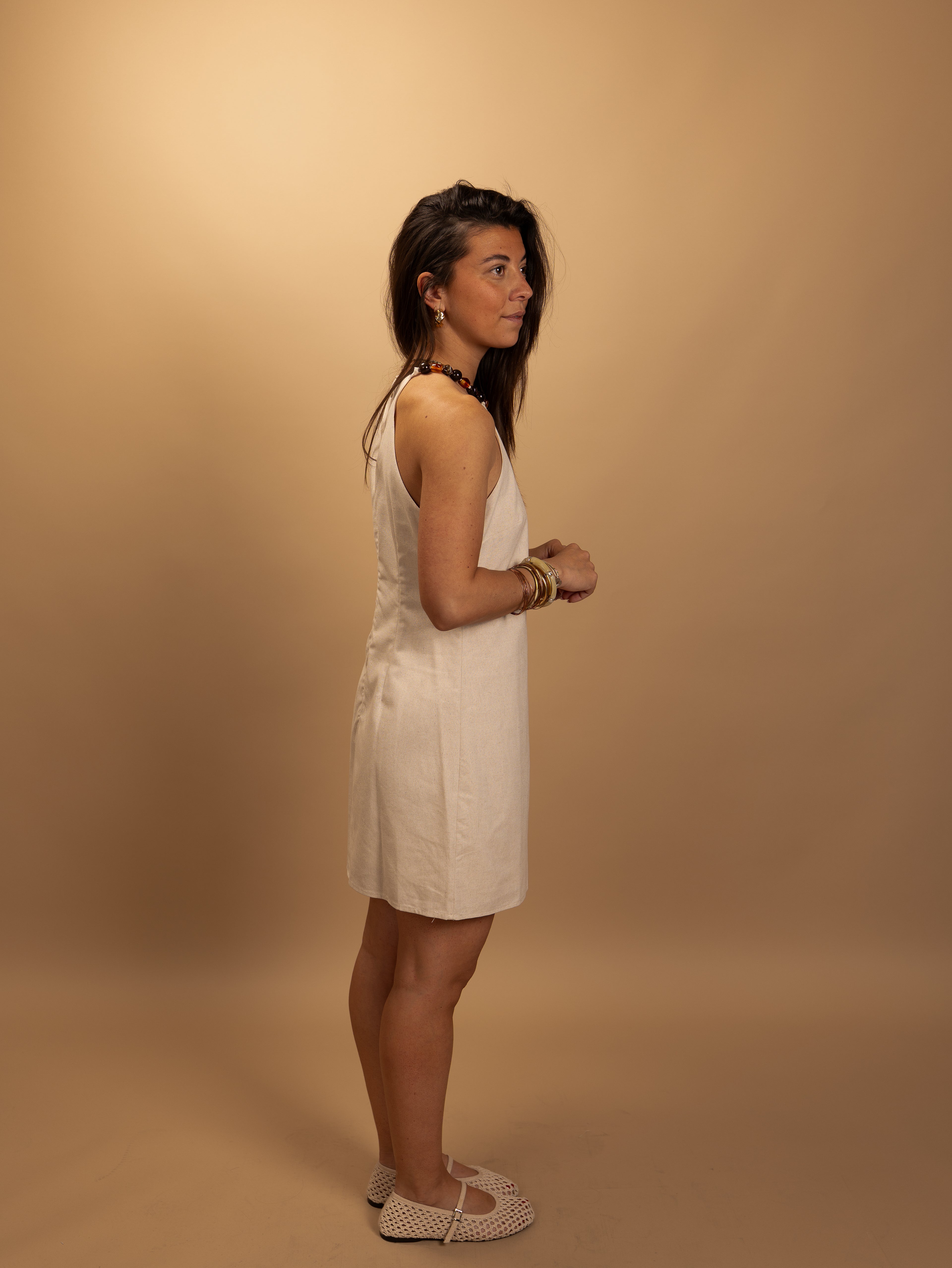 Robe Ambre beige