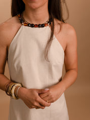 Robe Ambre beige
