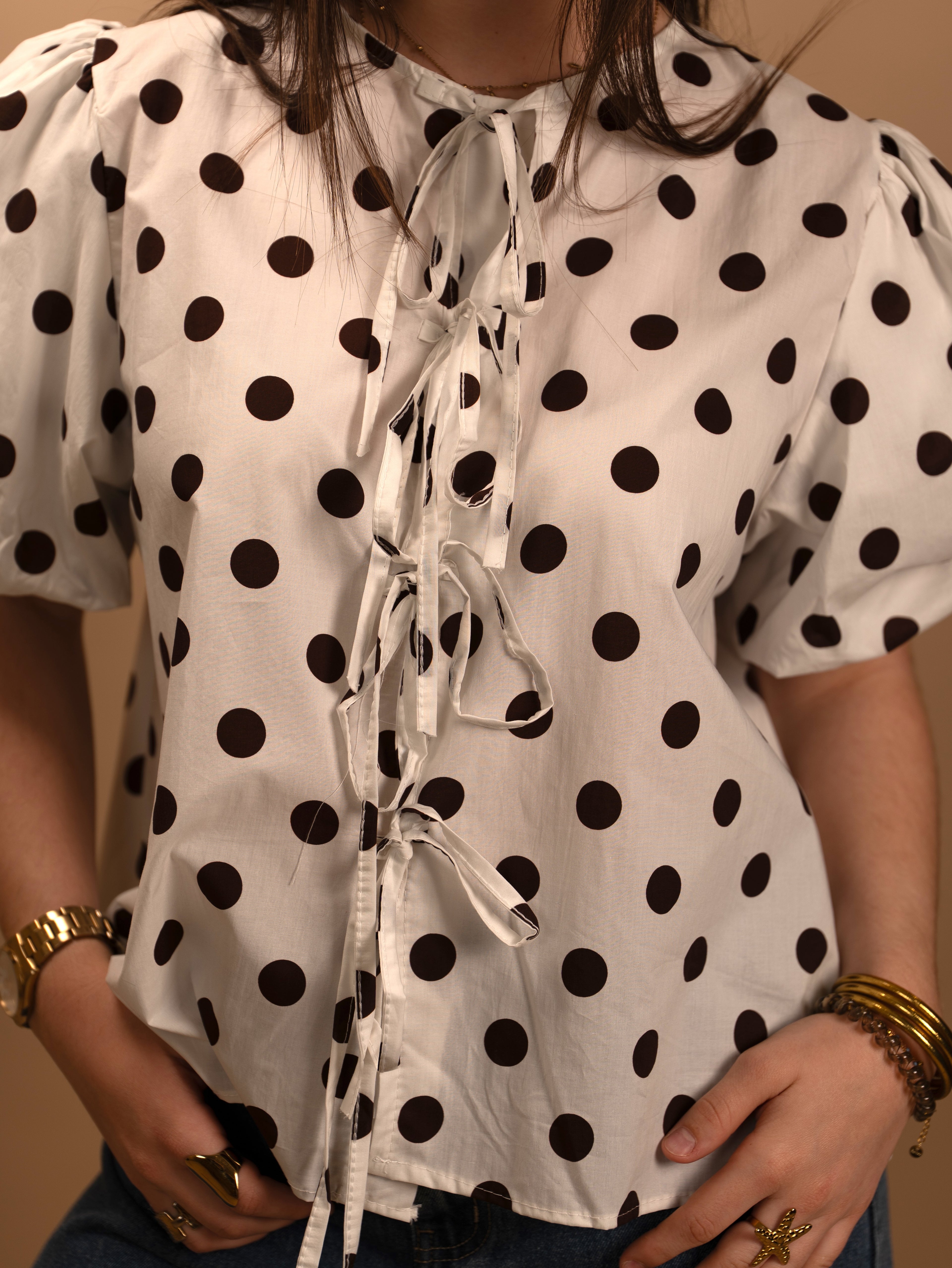 Blouse Paola blanche