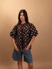 Blouse Paola marron