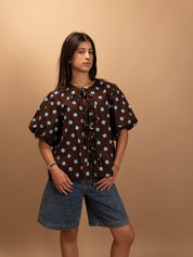 Blouse Paola marron
