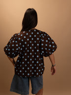 Blouse Paola marron