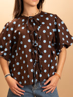 Blouse Paola marron