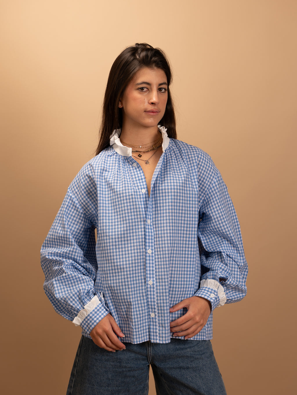 Chemise Léonie bleu ciel