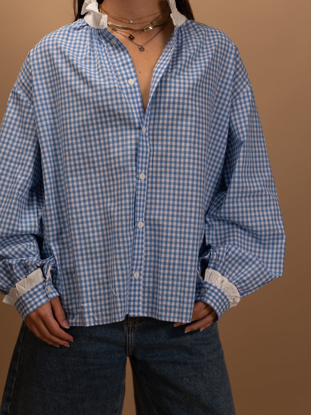 Chemise Léonie bleu ciel