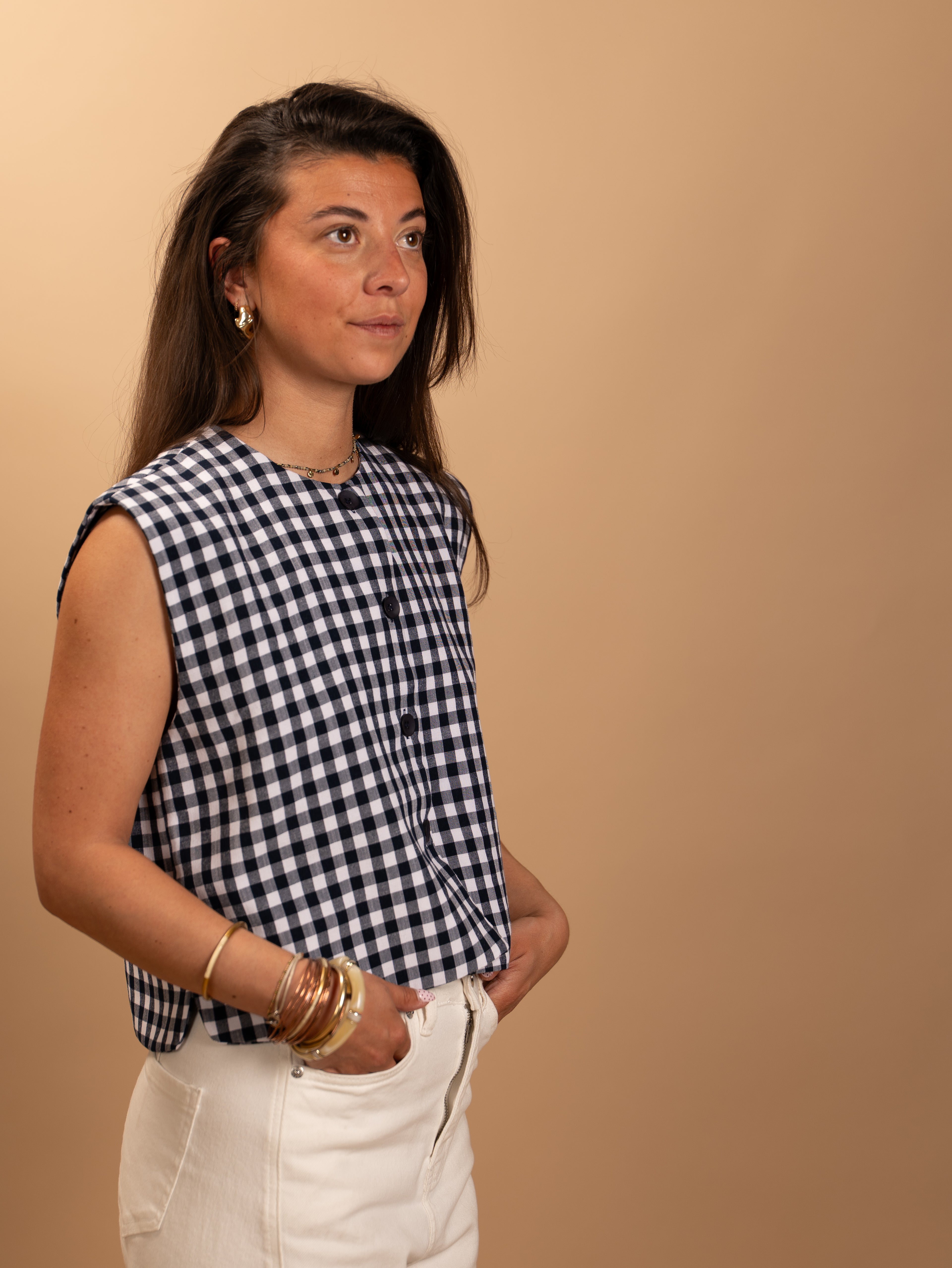 Top gilet Céleste