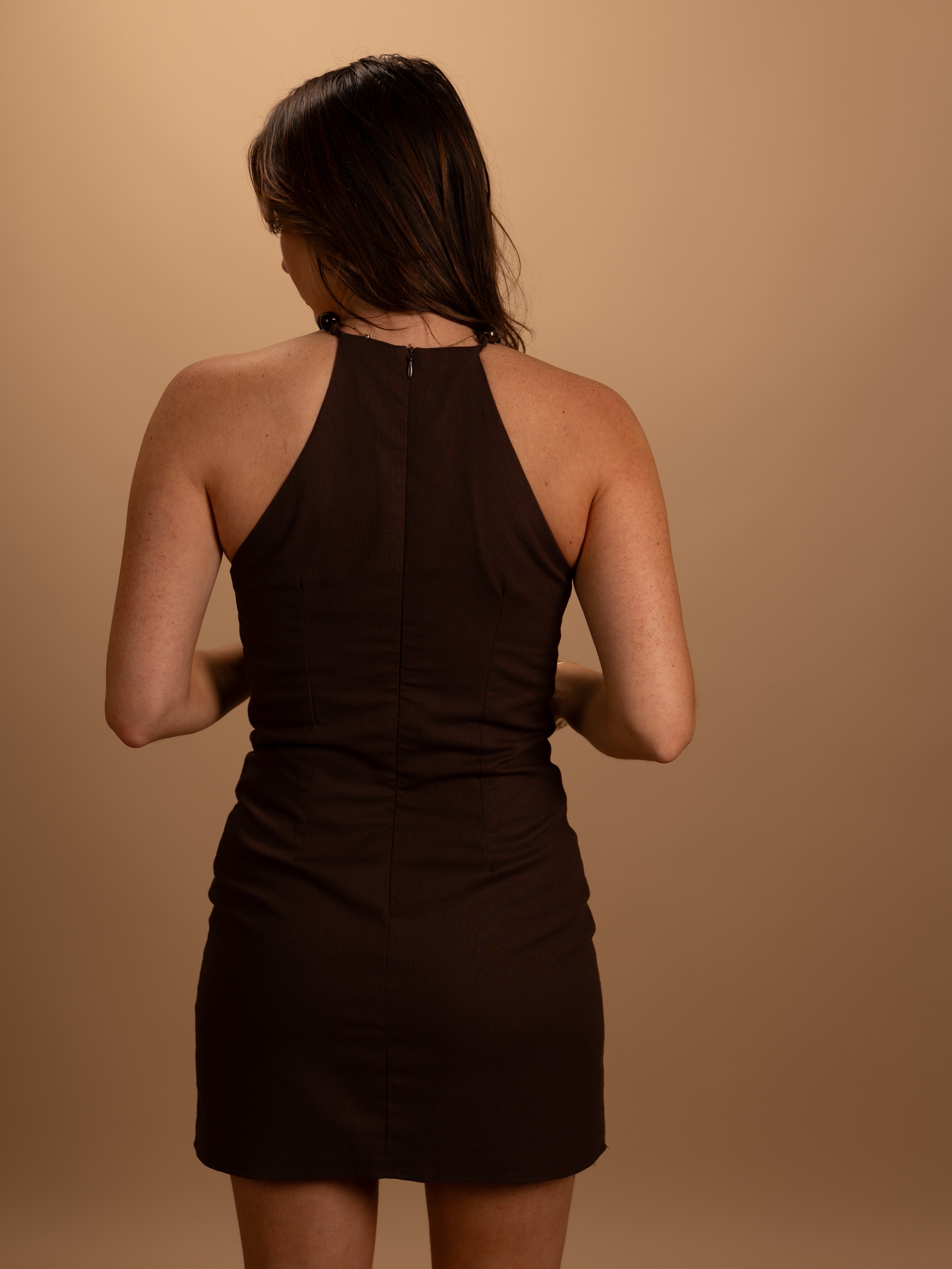 Robe Ambre marron
