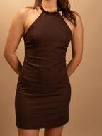 Robe Ambre marron