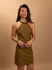Robe Ambre kaki