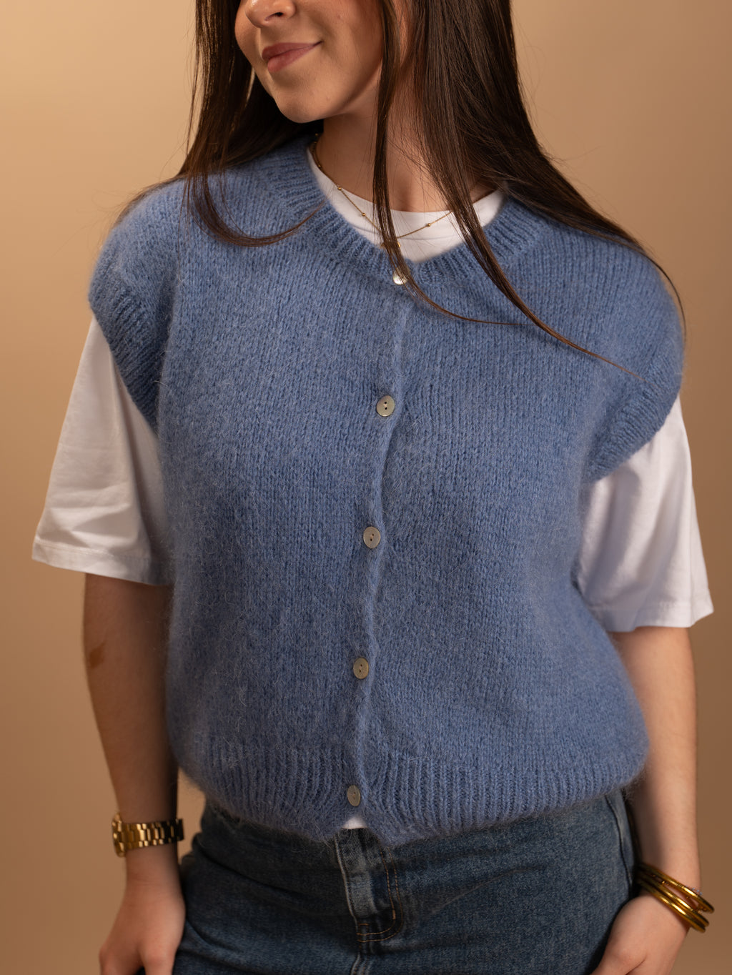 Gilet Gabriel bleu