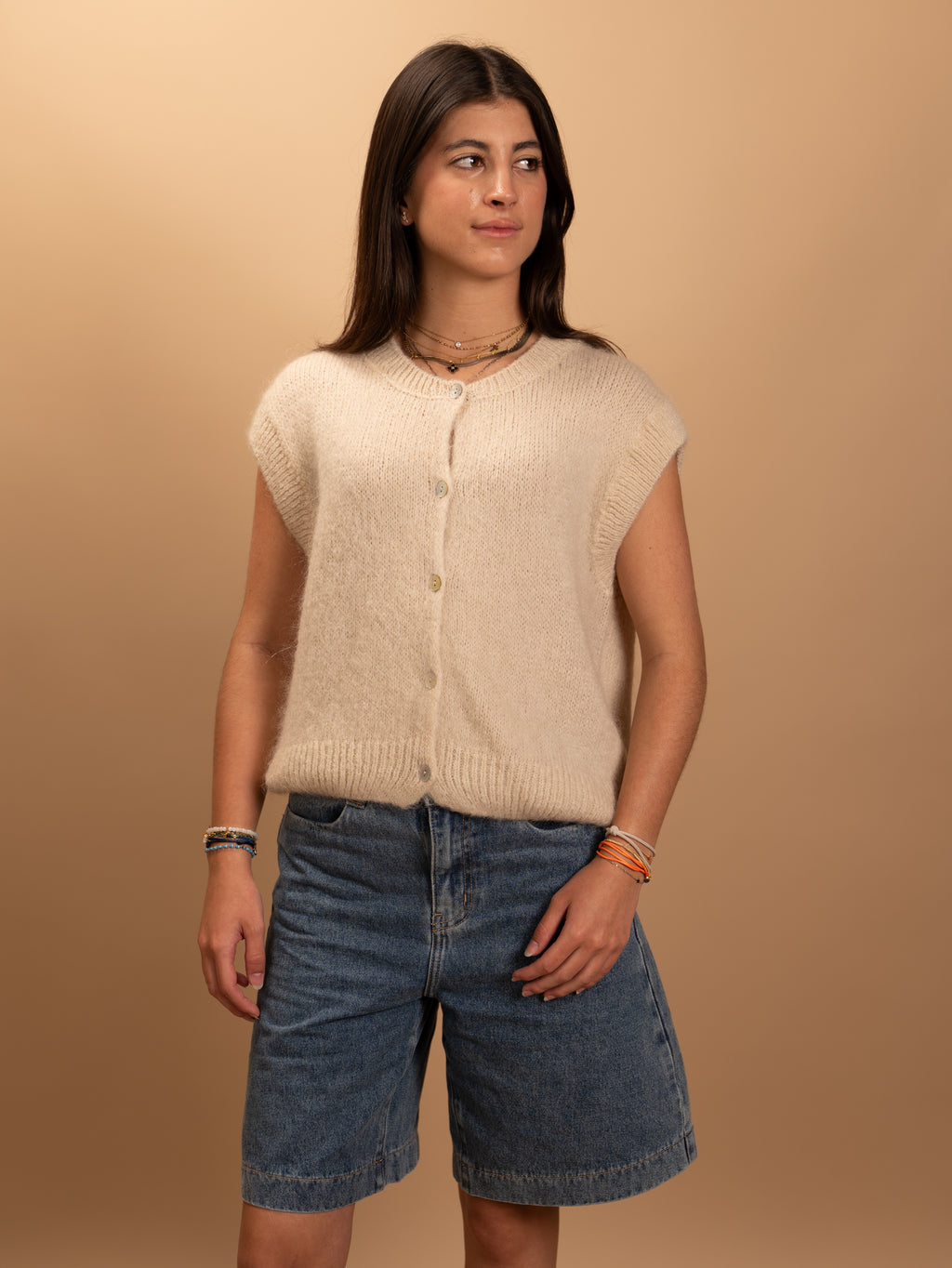 Gilet Gabriel beige