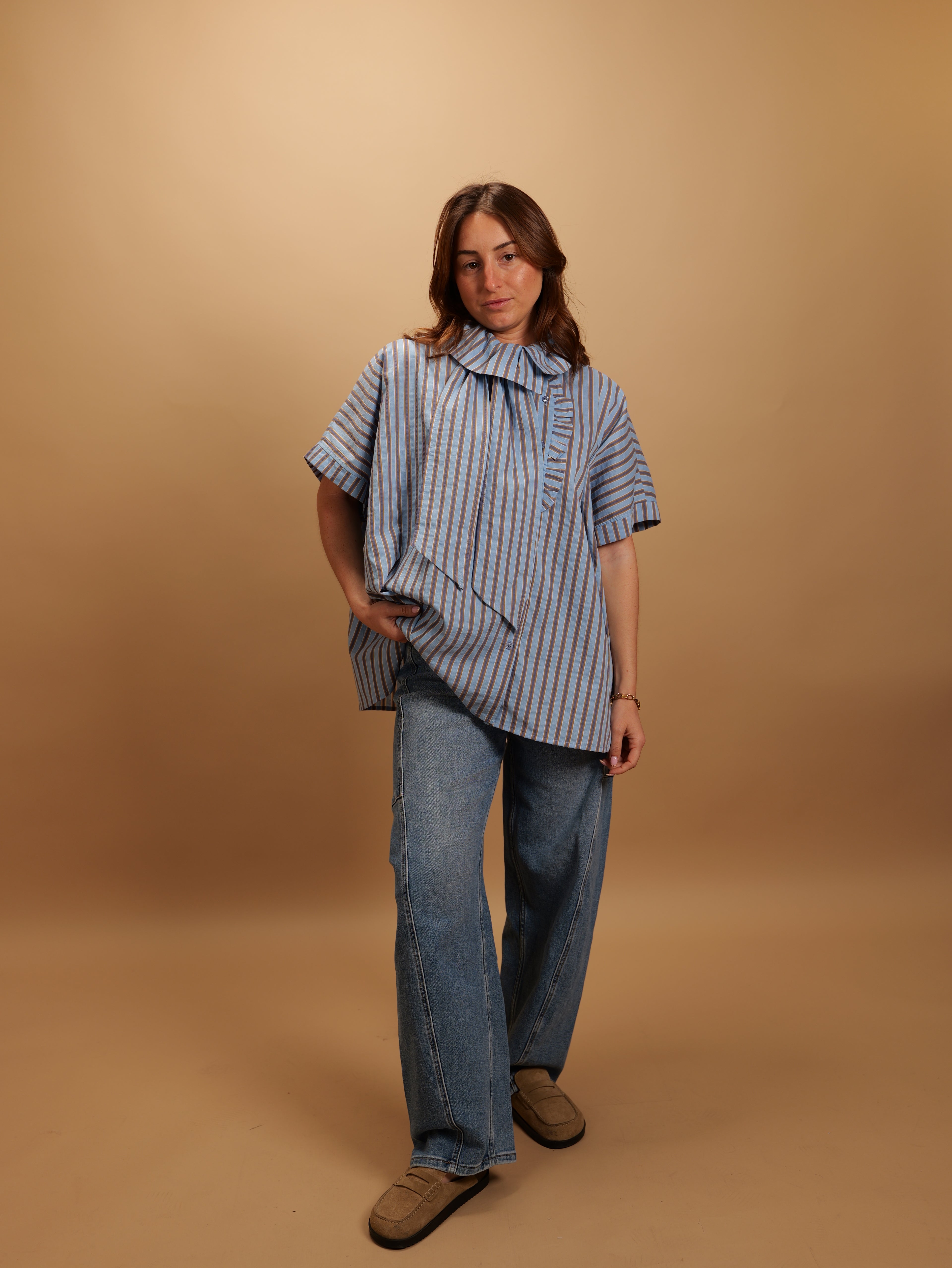 Blouse Louise bleue