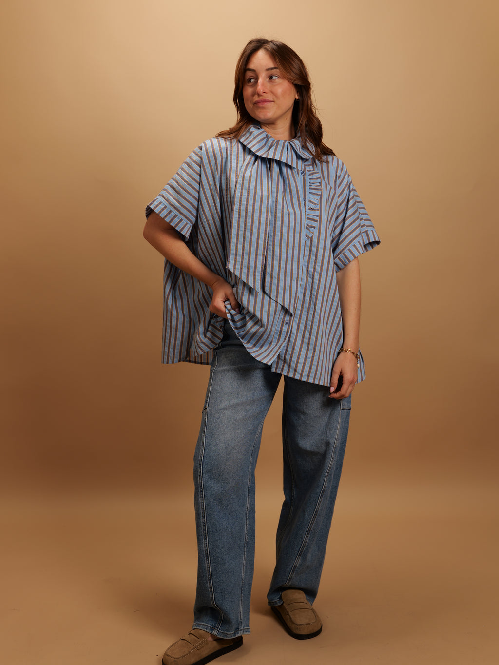 Blouse Louise bleue