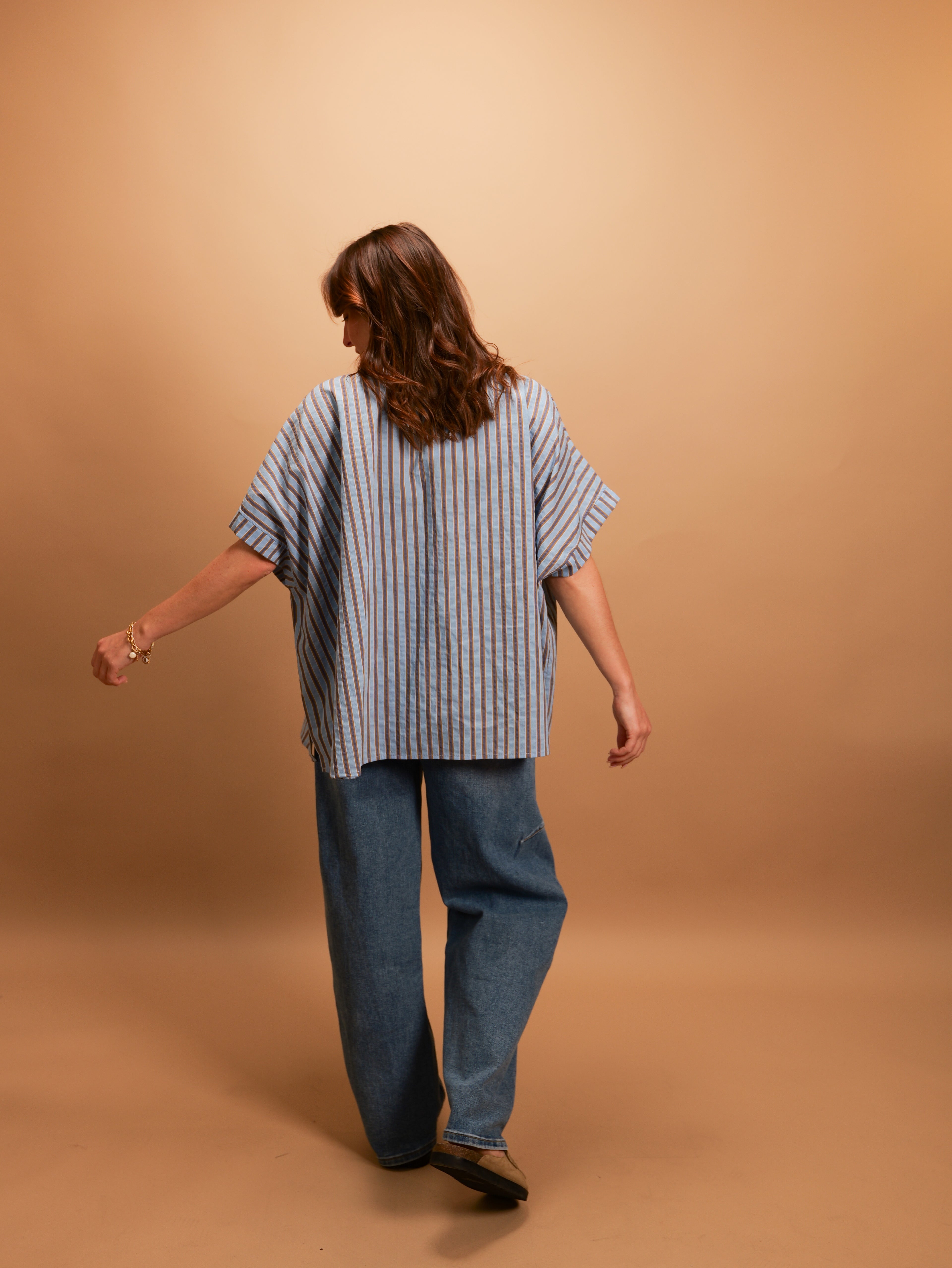 Blouse Louise bleue