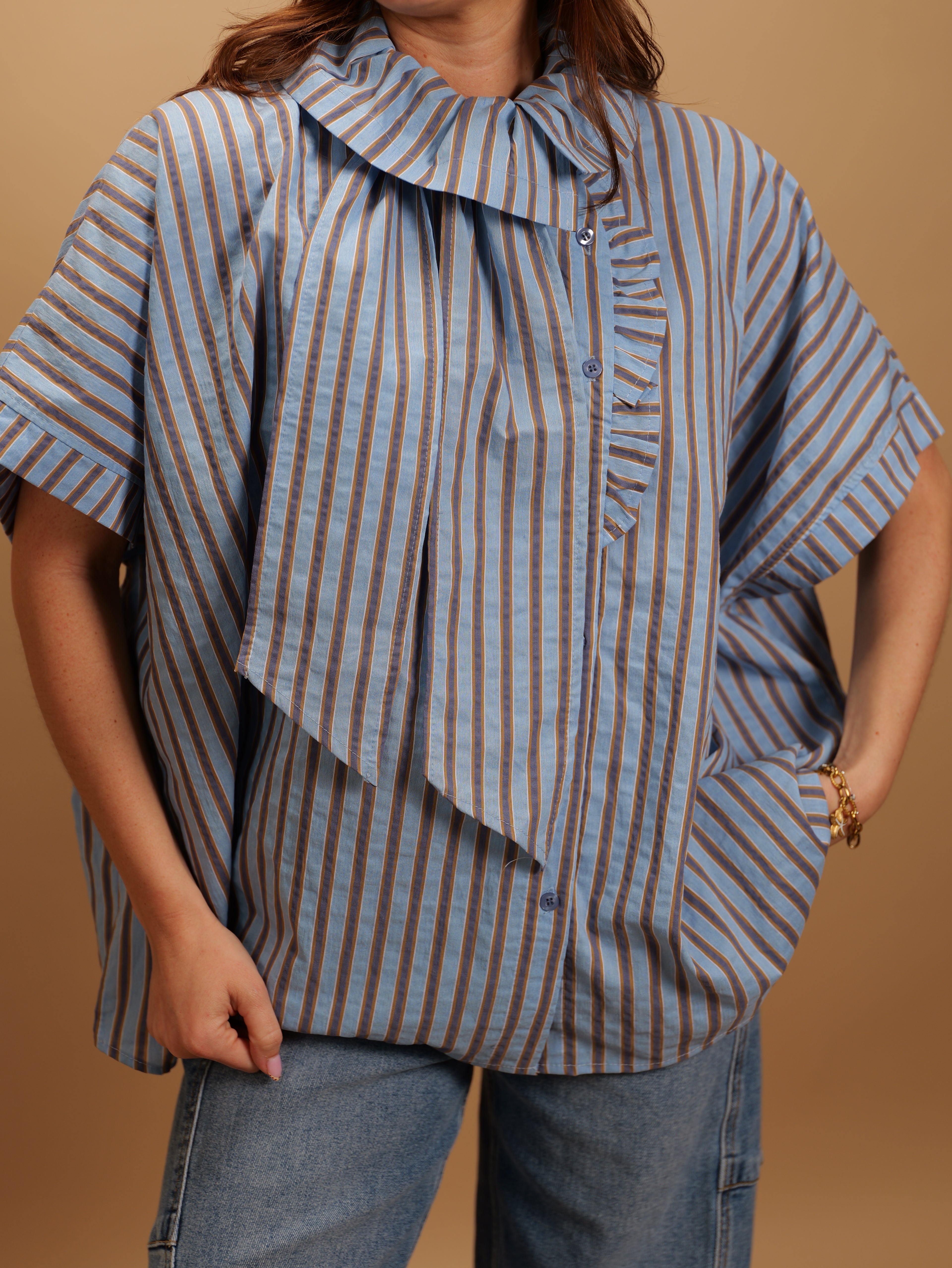 Blouse Louise bleue