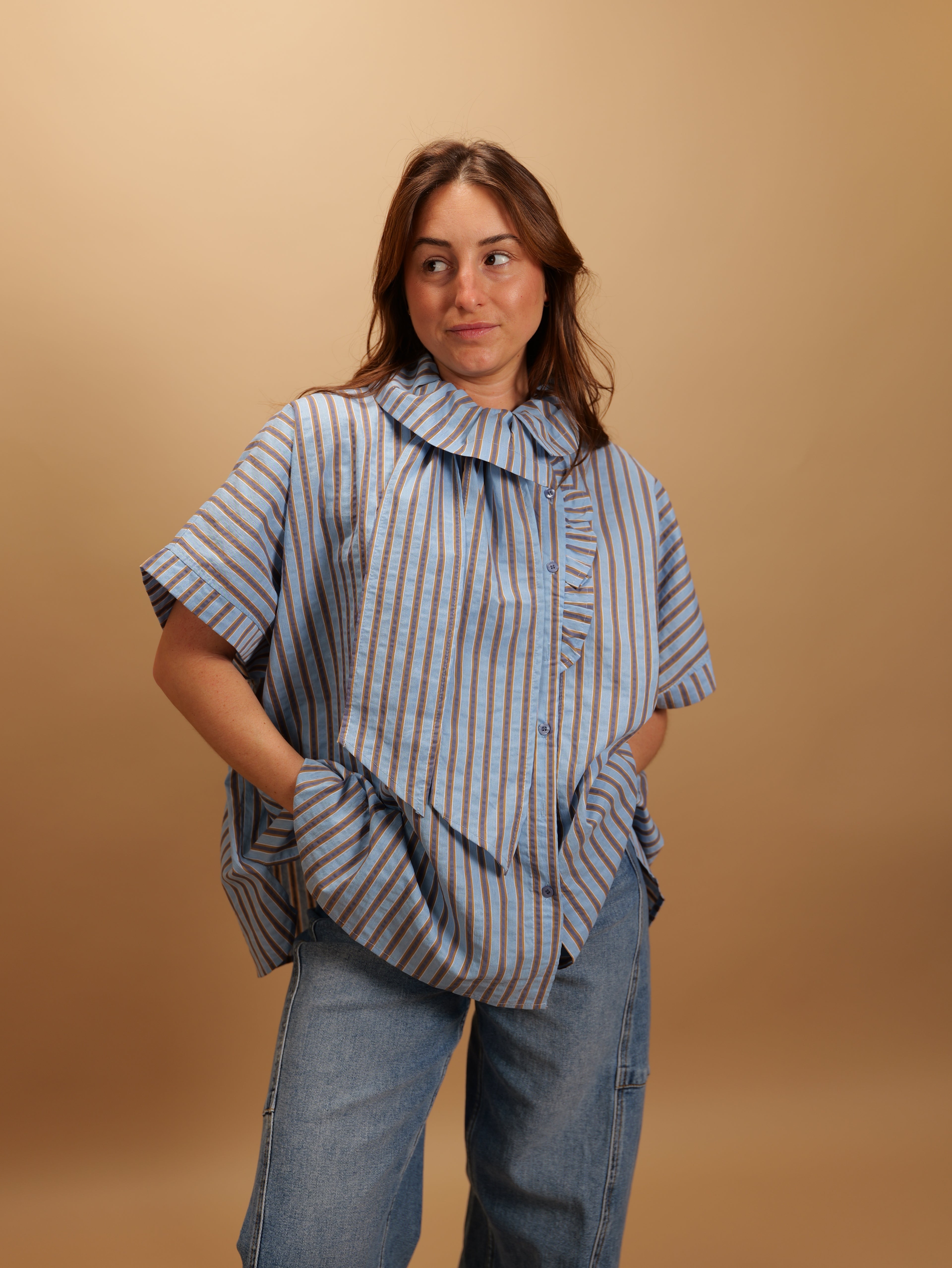 Blouse Louise bleue