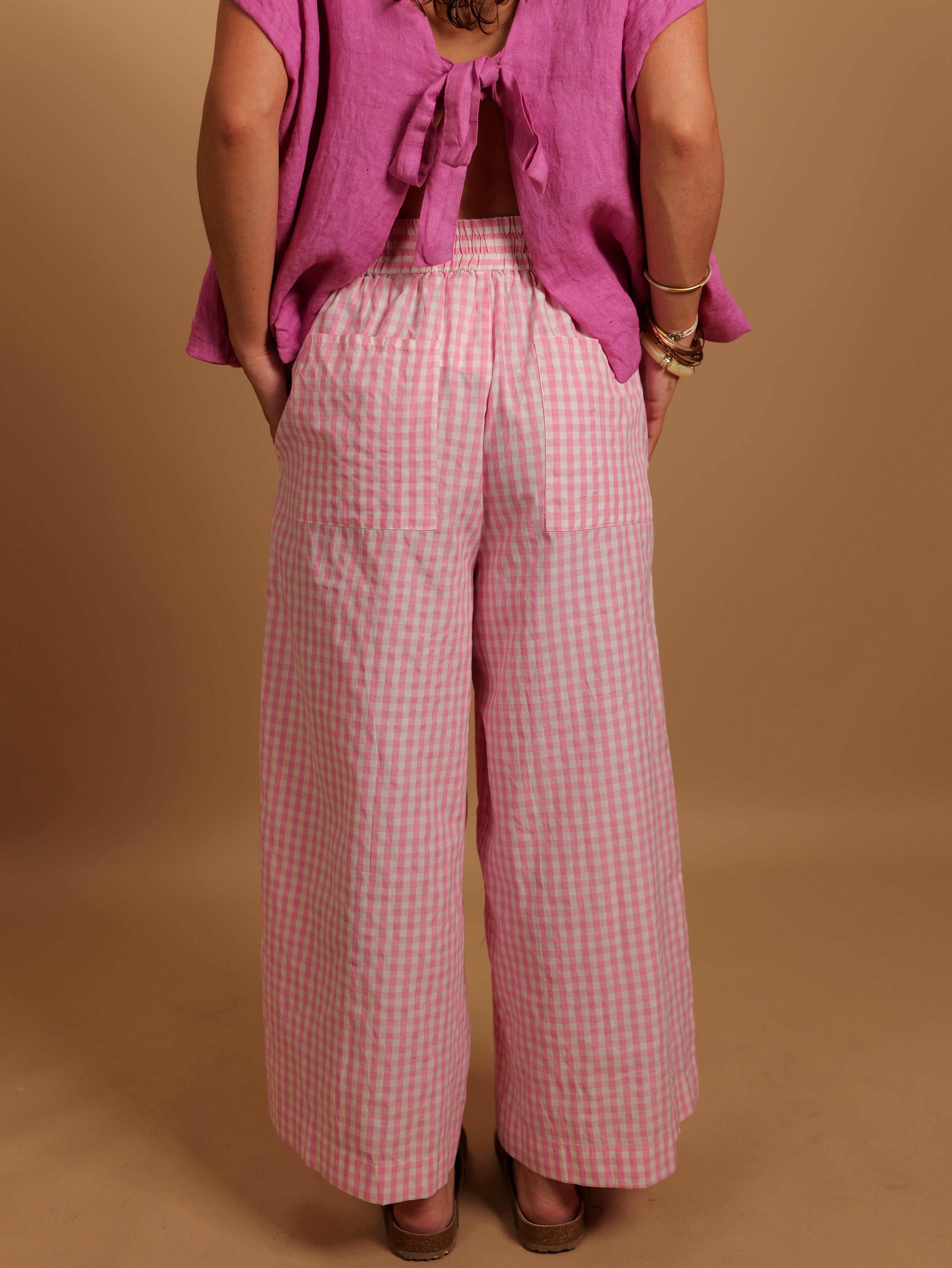 Pantalon Gaëlle rose