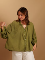 Chemise Alice verte
