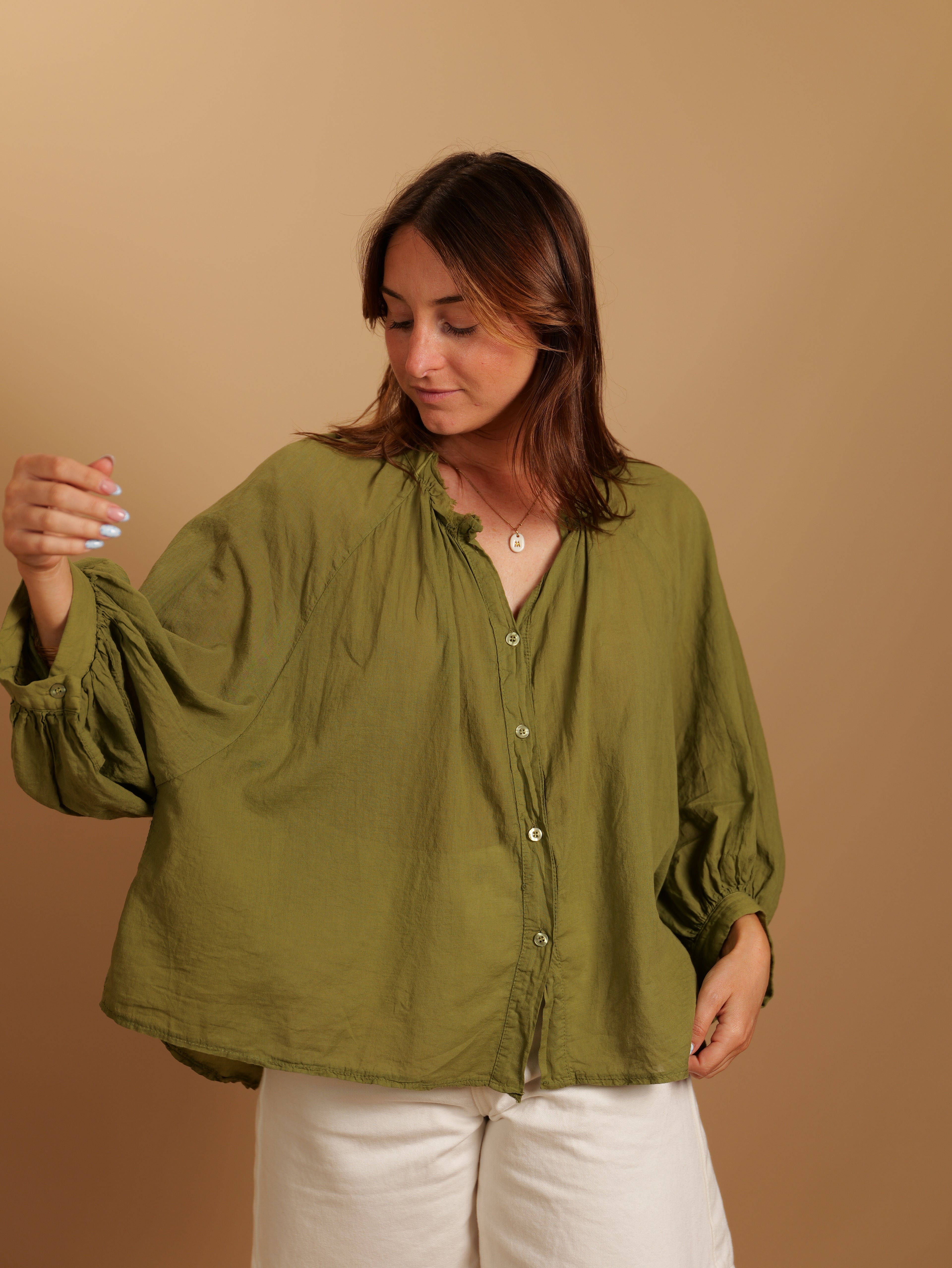 Chemise Alice verte