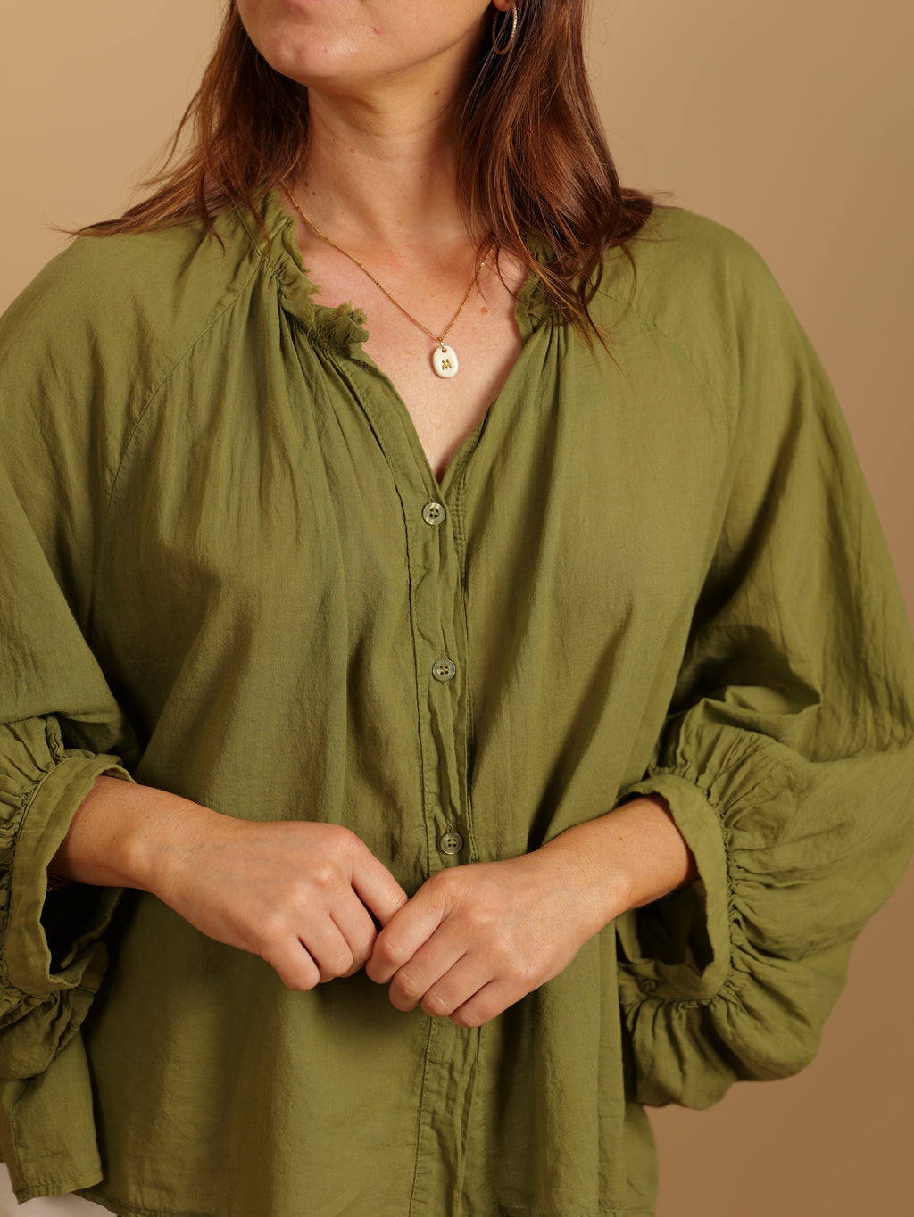 Chemise Alice verte
