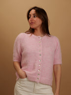 Gilet Silvia rose