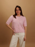 Gilet Silvia rose