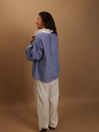 Chemise bleu électrique Léonie