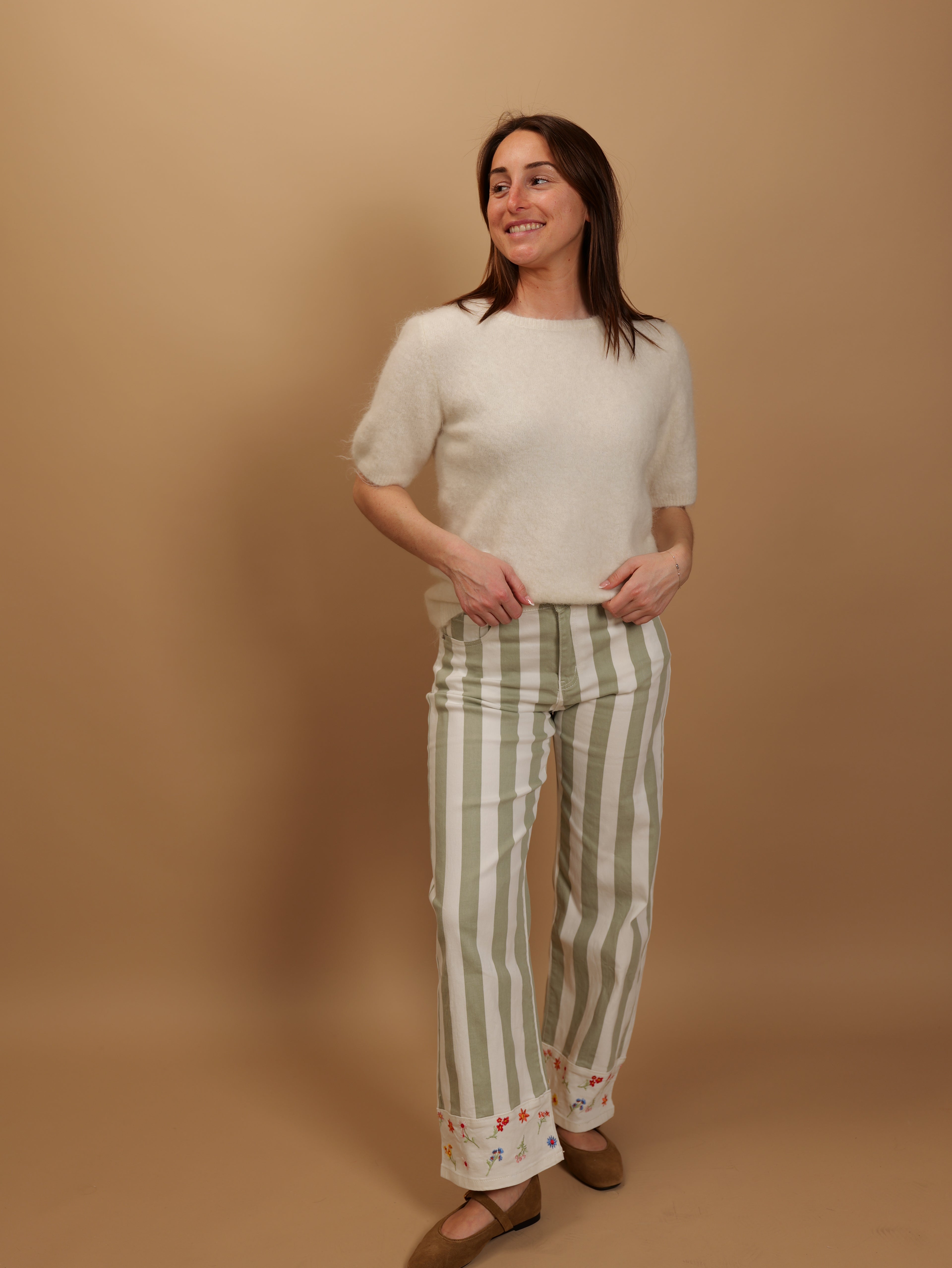 Pull Bianca écru