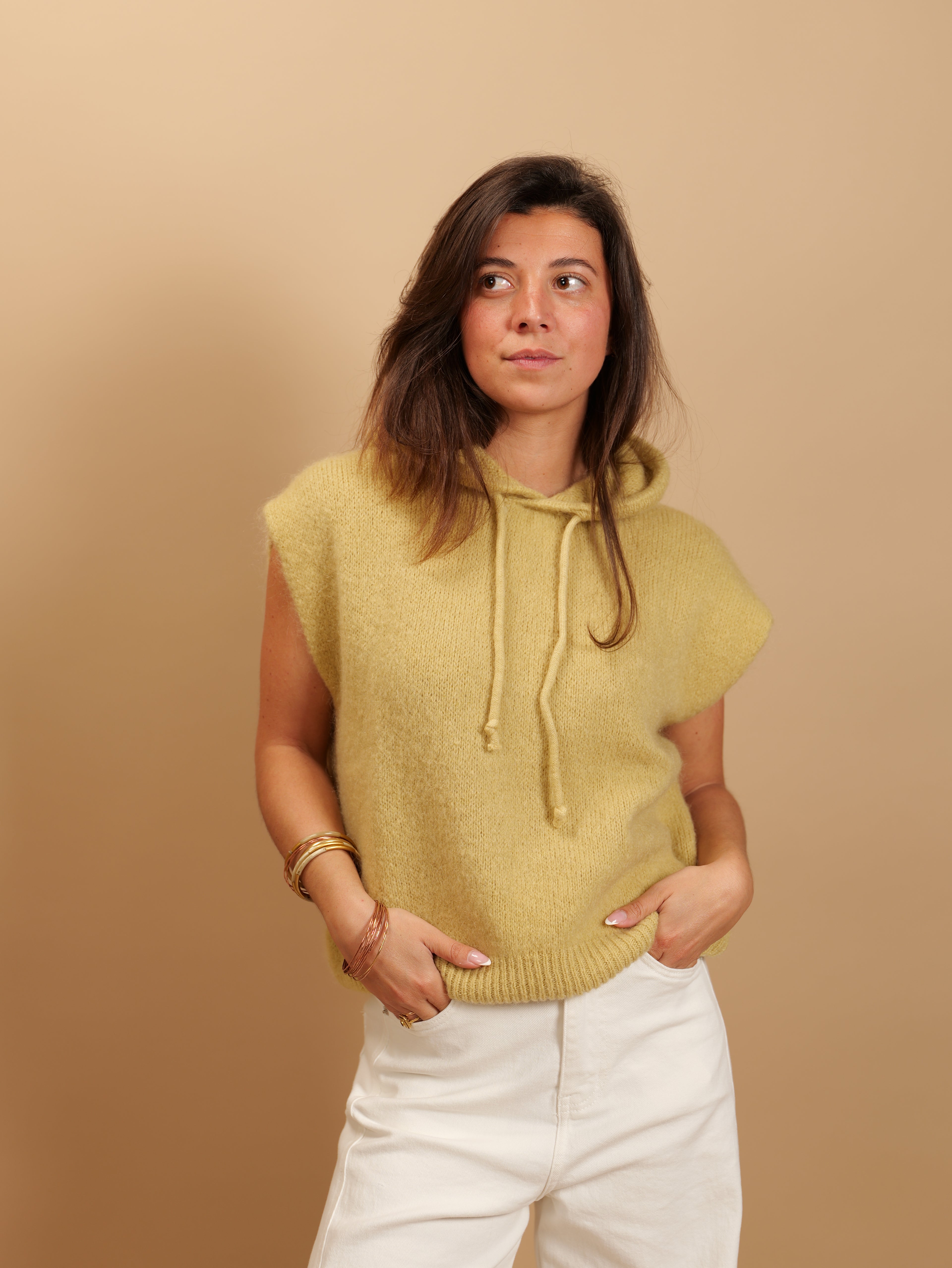 Pull sans manches Agathe