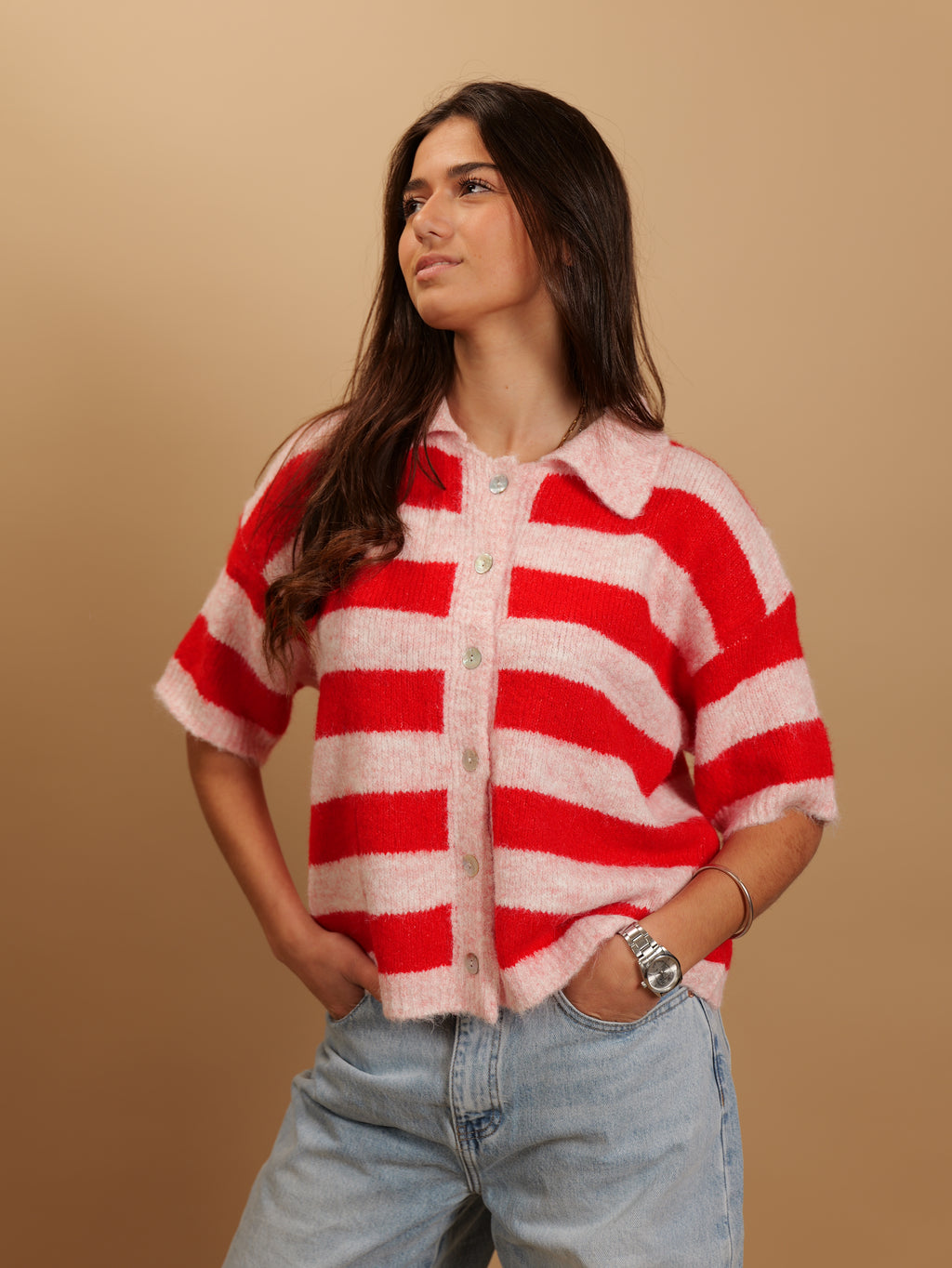 Gilet rayé Lola