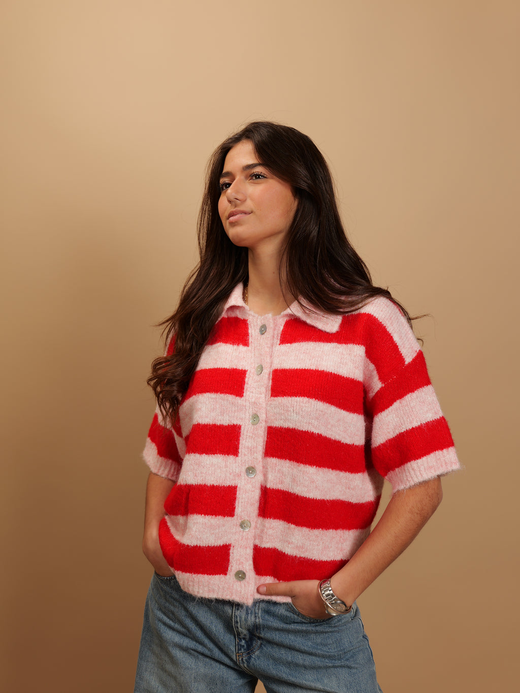 Gilet rayé Lola