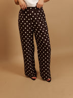 Pantalon choco polka dots